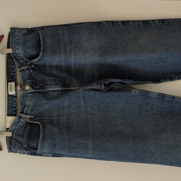 Agolde Fusion Classic Blue Organic Cotton Women's Relaxed Fit Jeans Sz 33 - Picture 5 of 12